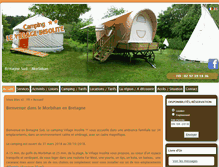 Tablet Screenshot of camping-levillageinsolite.com